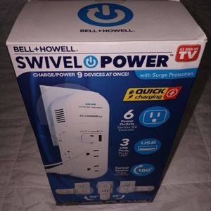 Bell+howell charge/power 9 devices at once with surge protectión